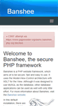 Mobile Screenshot of demo.banshee-php.org
